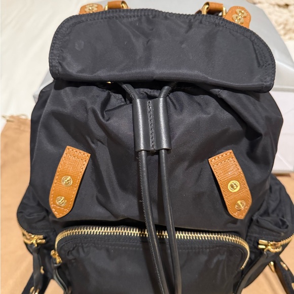 Burberry Large Nylon Rucksack with gold toned hardware - Picture 3 of 12